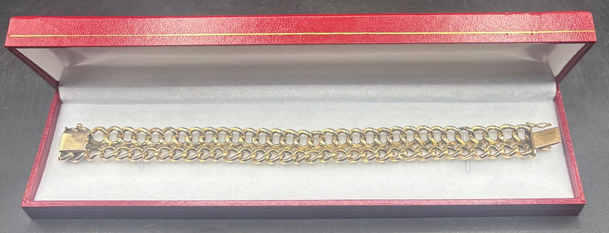 BRACELET EN OR 18 CARATS DES ANNÉES 1960/70 FRANÇAIS -photo-2