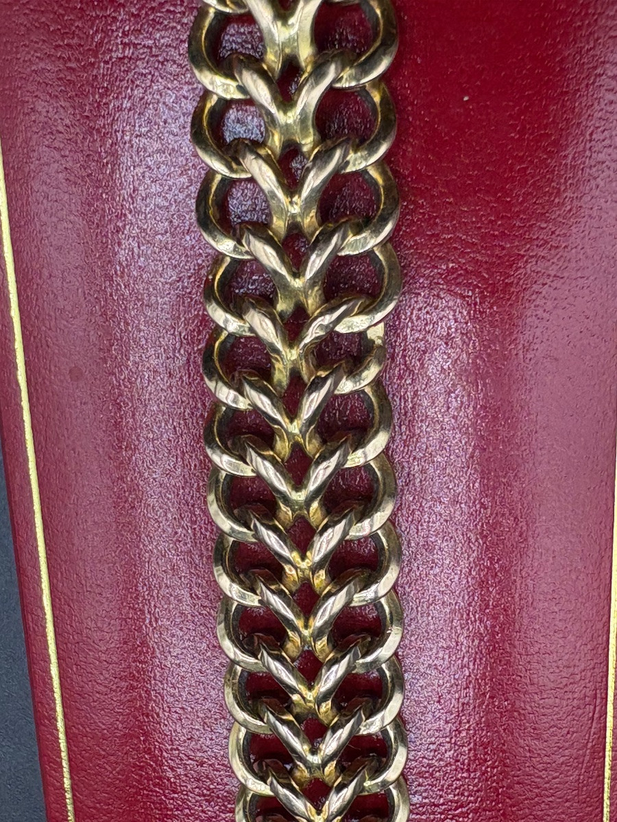 BRACELET EN OR 18 CARATS DES ANNÉES 1960/70 FRANÇAIS -photo-4
