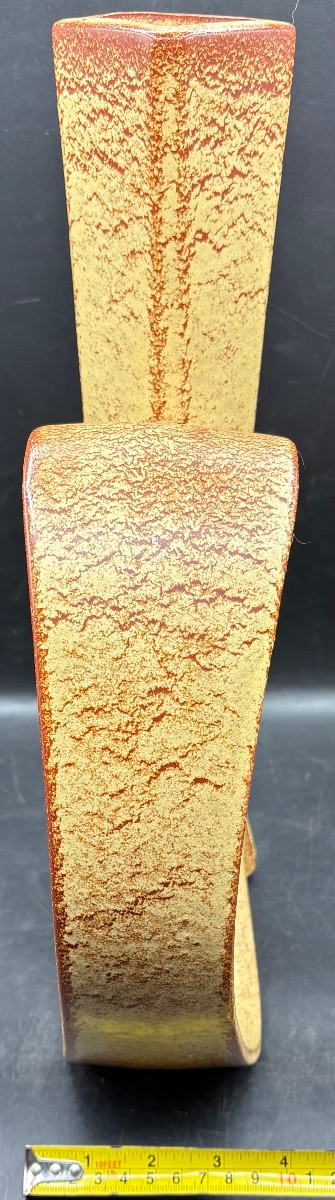1960s/70s Glazed Ceramic Vase By Bertoncello - Italy -photo-6