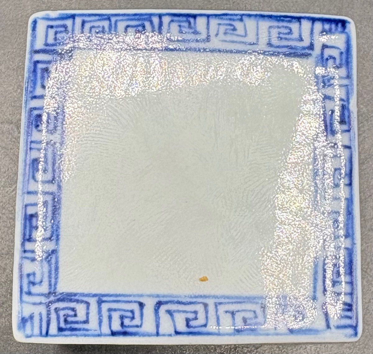 SCEAU EN PORCELAINE ÉMAILLÉE PEINT AU PINCEAU DES ANNÉES 1940/50 CHINOIS -photo-3