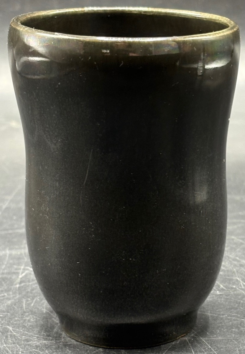 PETIT VASE EN TERRE CUITE VERNISSÉE DES ANNÉES 1960 SIGNÉ F. L. ACCOLAY-photo-3