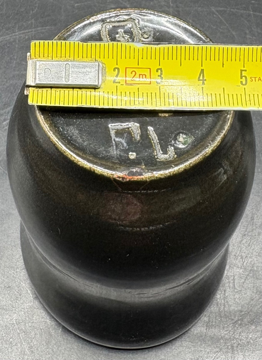 PETIT VASE EN TERRE CUITE VERNISSÉE DES ANNÉES 1960 SIGNÉ F. L. ACCOLAY-photo-7