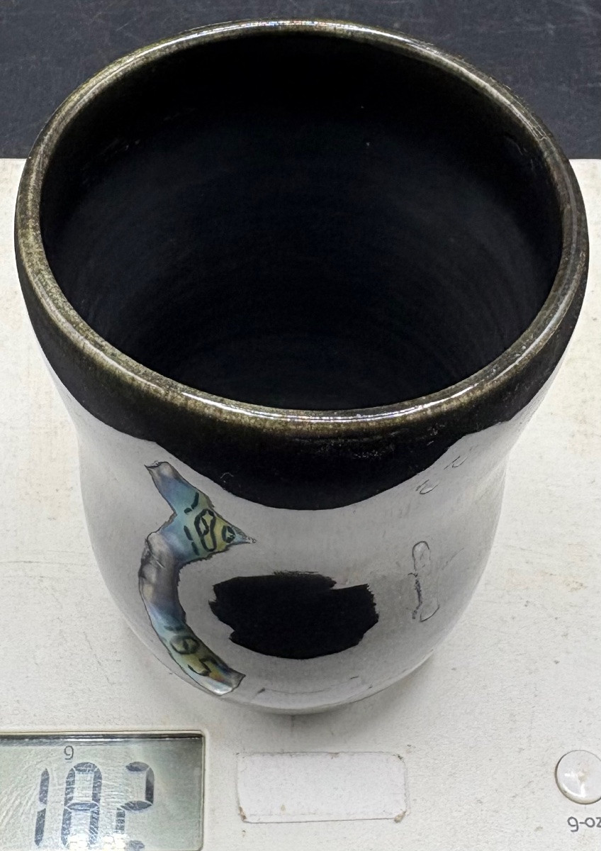 PETIT VASE EN TERRE CUITE VERNISSÉE DES ANNÉES 1960 SIGNÉ F. L. ACCOLAY-photo-8