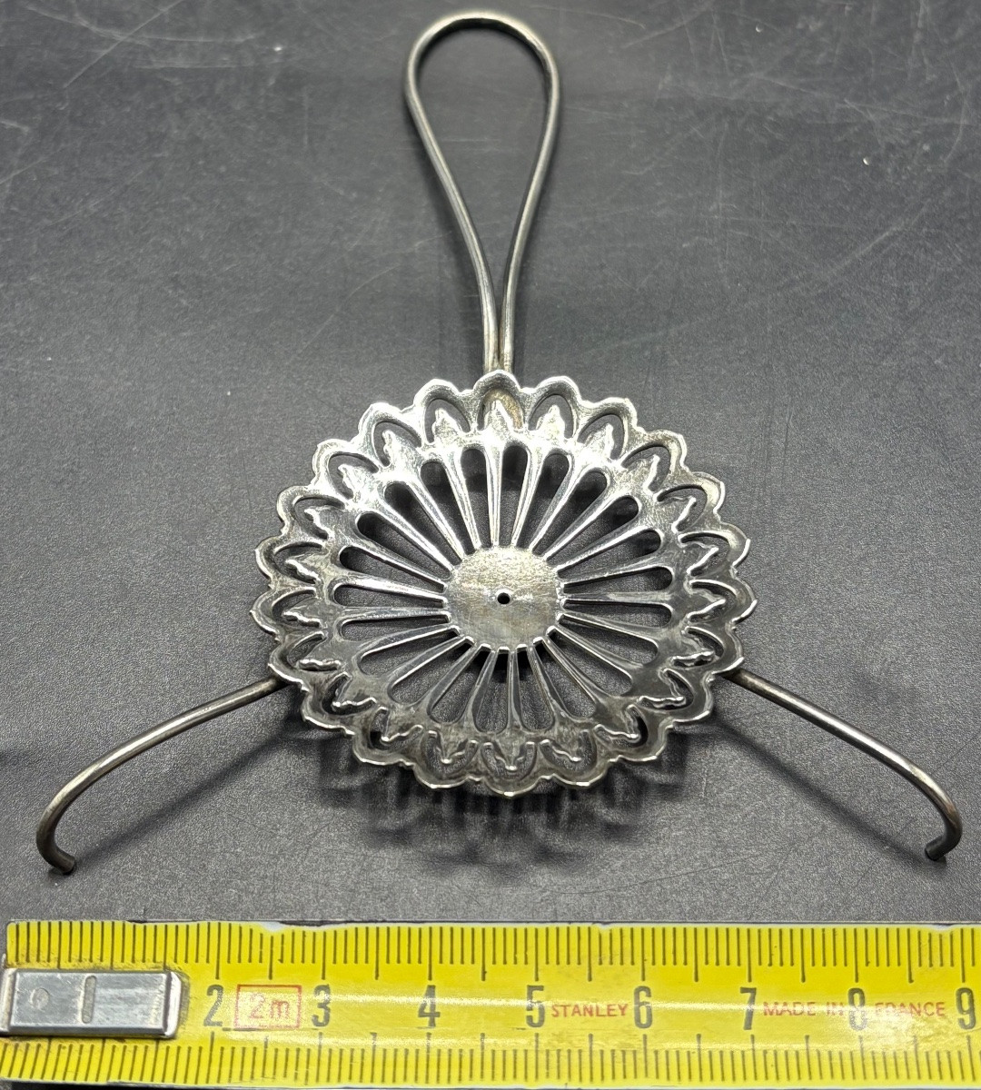 1900s French Silver-plated Absinthe Grill -photo-3