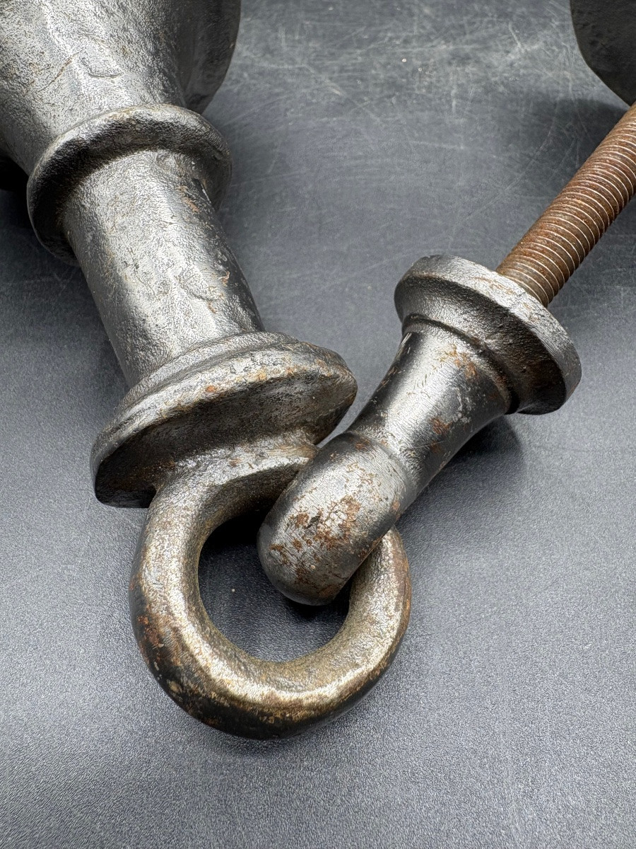 1860s/70s Cast Iron Door Knocker, Southwestern -photo-2