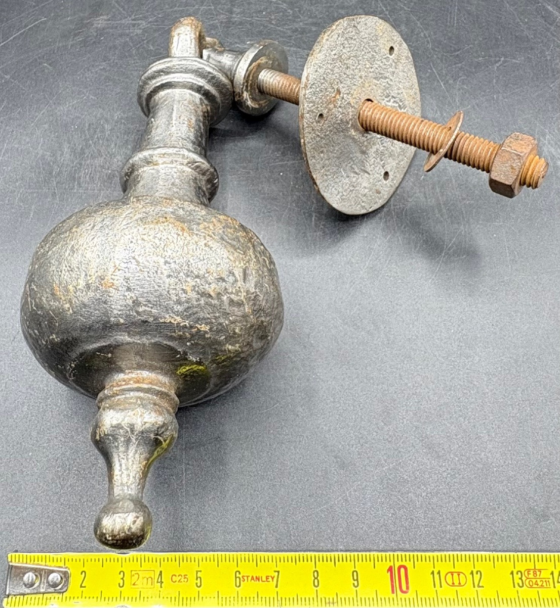 1860s/70s Cast Iron Door Knocker, Southwestern -photo-5