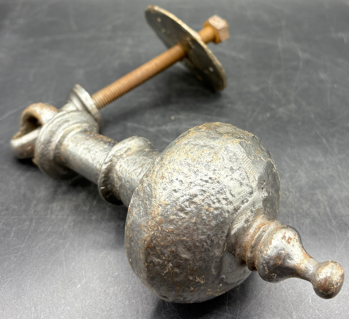 1860s/70s Cast Iron Door Knocker, Southwestern 