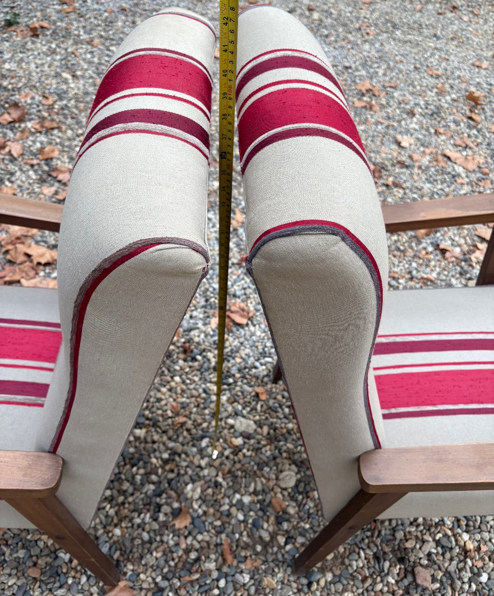 UNE PAIRE DE FAUTEUILS DES ANNÉES 1950/60 FRANÇAIS -photo-7