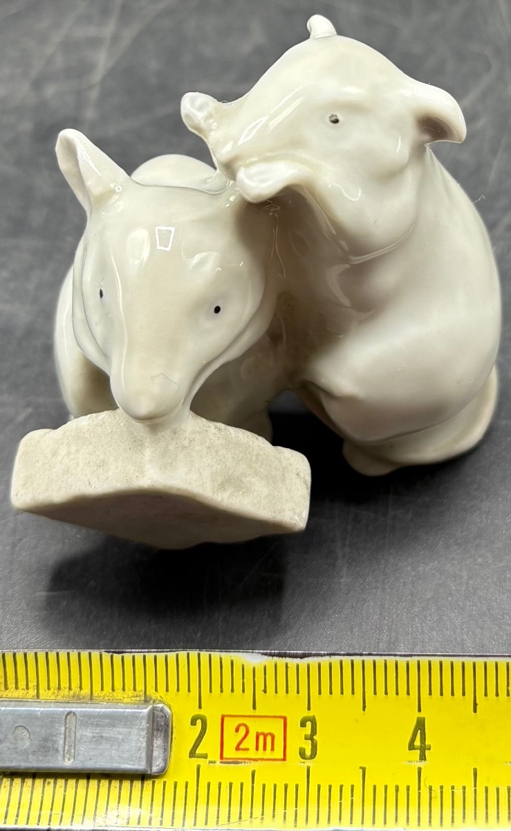 1920s German Glazed Porcelain Mouse Subject-photo-4