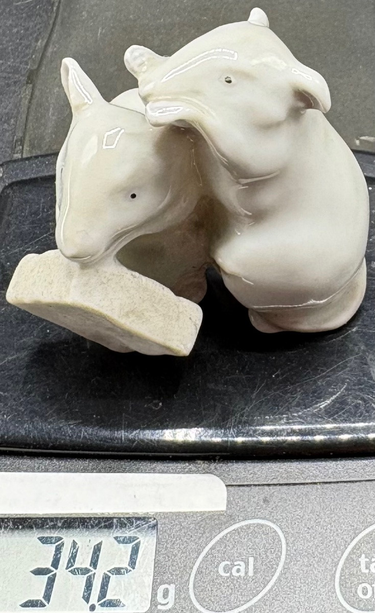 1920s German Glazed Porcelain Mouse Subject-photo-6