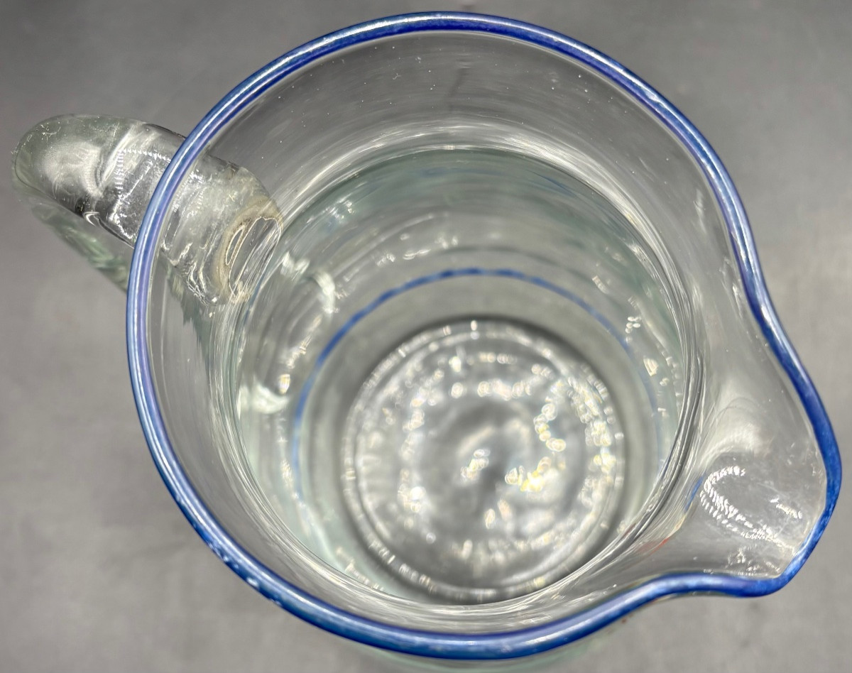 Commemorative Enameled Blown Glass Jug From The Years 1944/45 French -photo-3
