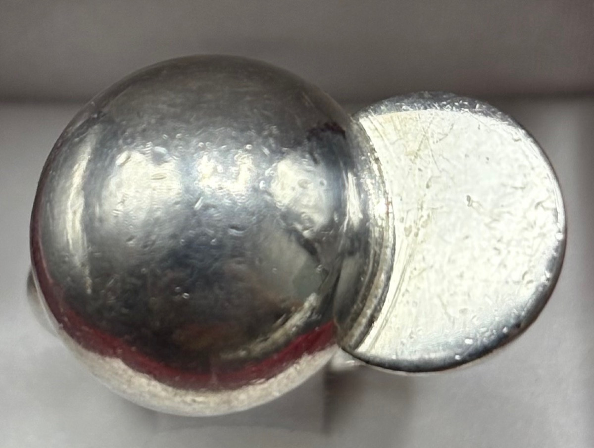 1970s/80s Solid Silver Ring By Christofle-photo-5