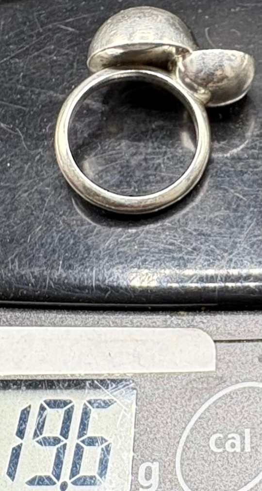 1970s/80s Solid Silver Ring By Christofle-photo-8