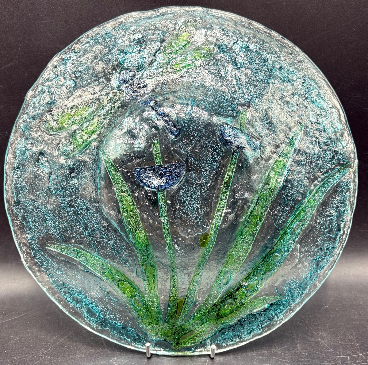 1970s/80s Murano Multi-layered Glass Bowl -photo-2