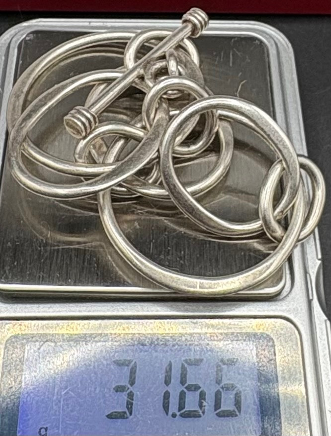 A 1980s French Sterling Silver Bracelet -photo-6