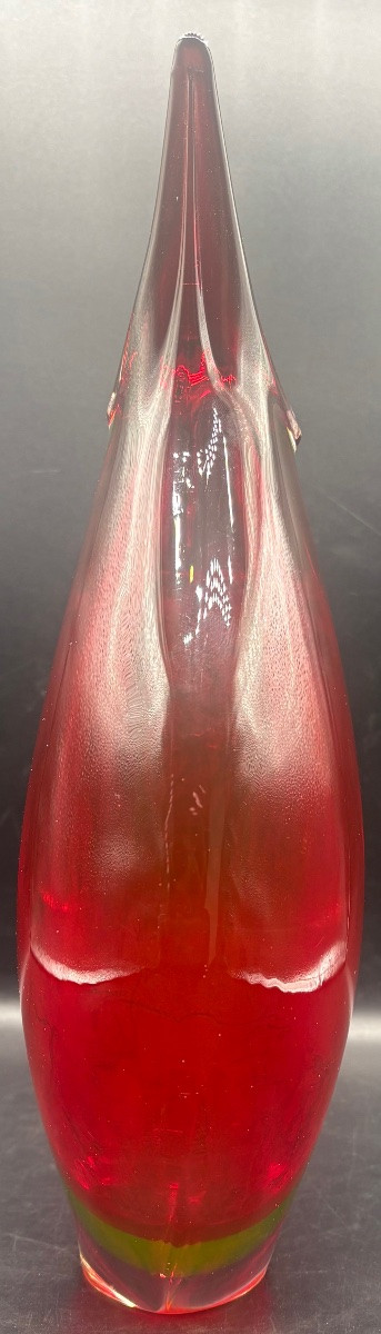 1950s/60s Sommerso Murano Multi-layered Glass Vase -photo-2