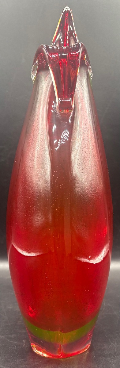 1950s/60s Sommerso Murano Multi-layered Glass Vase -photo-4