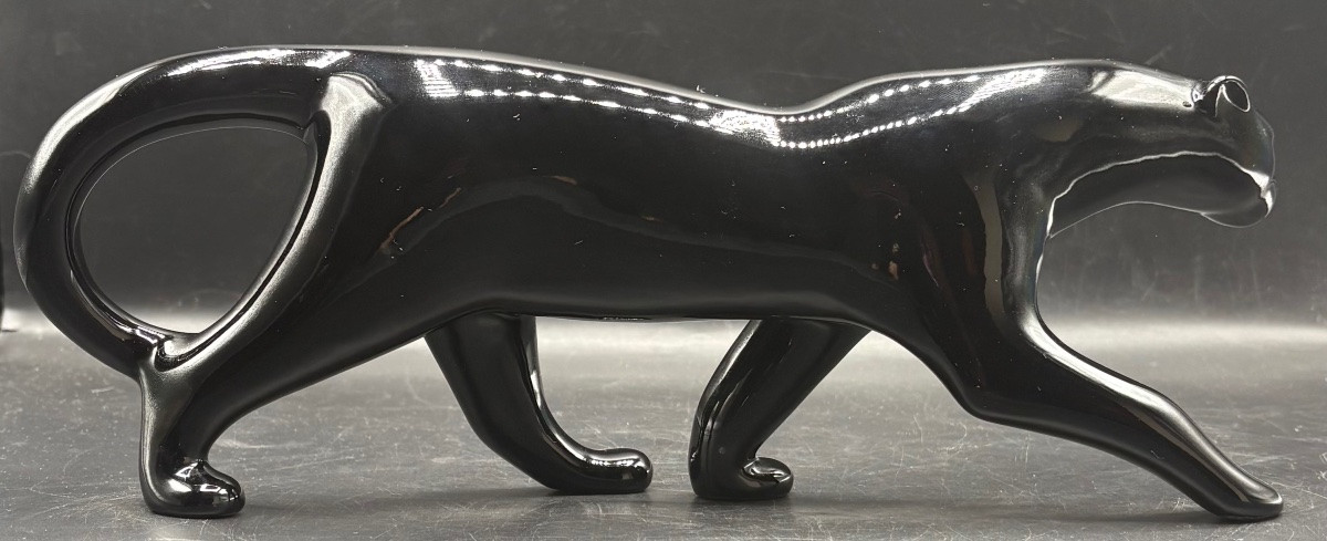 Glazed Terracotta Sculpture From The 1920s/30s, Technoslovakian-photo-3