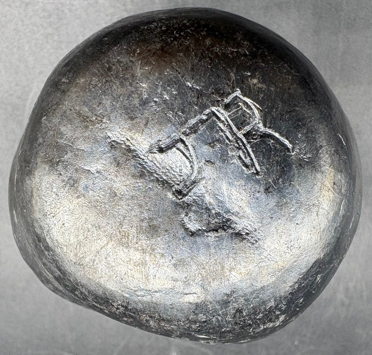 PETIT VASE EN TERRE CUITE ÉMAILLÉE DES ANNÉES 1960/70 PAR J. R.-photo-1