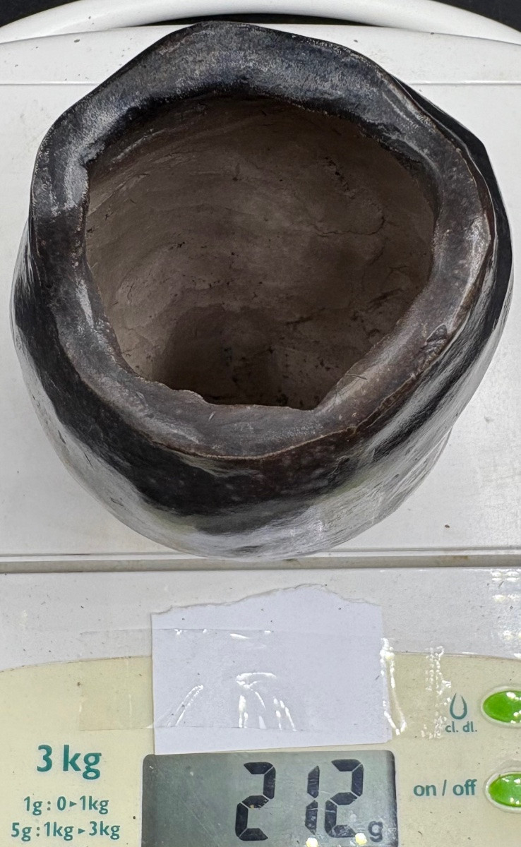 PETIT VASE EN TERRE CUITE ÉMAILLÉE DES ANNÉES 1960/70 PAR J. R.-photo-6