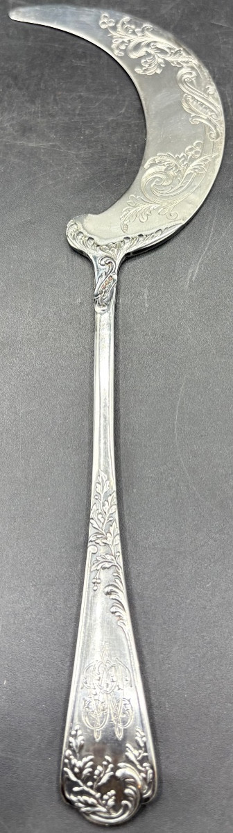 SERPE À GLACE EN ARGENT MASSIF DU XIXÈME PAR CAMPENHOUT