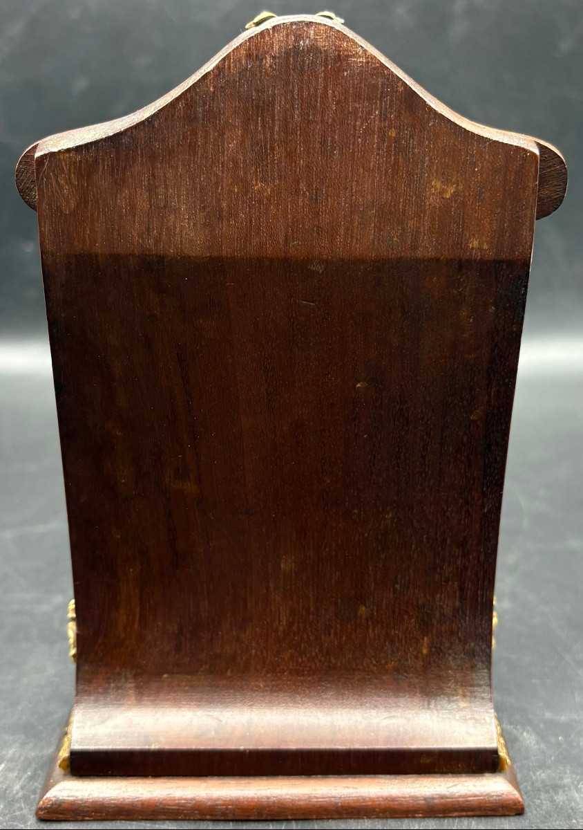 Mahogany And Gilt Bronze Watch Stand From The 1900s, French -photo-3