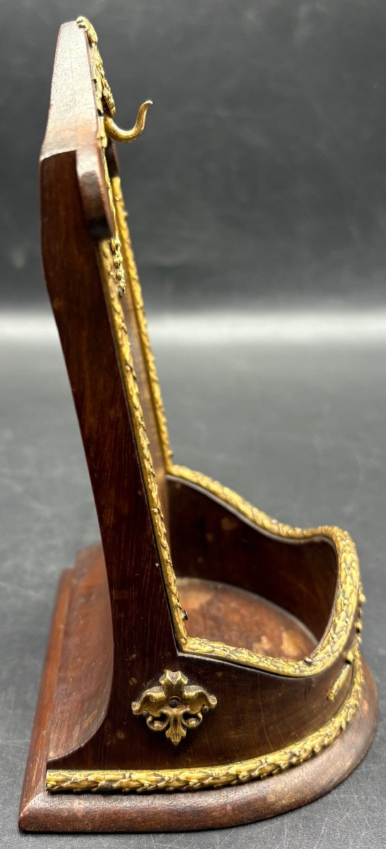 Mahogany And Gilt Bronze Watch Stand From The 1900s, French -photo-4
