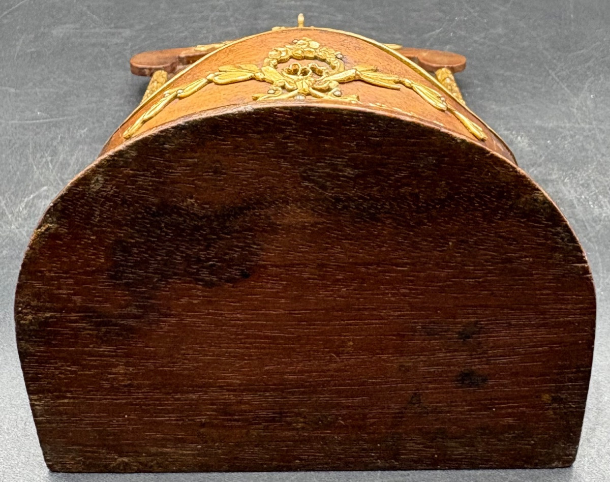 Mahogany And Gilt Bronze Watch Stand From The 1900s, French -photo-2