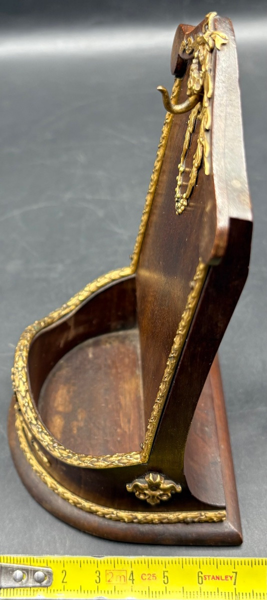 Mahogany And Gilt Bronze Watch Stand From The 1900s, French -photo-6