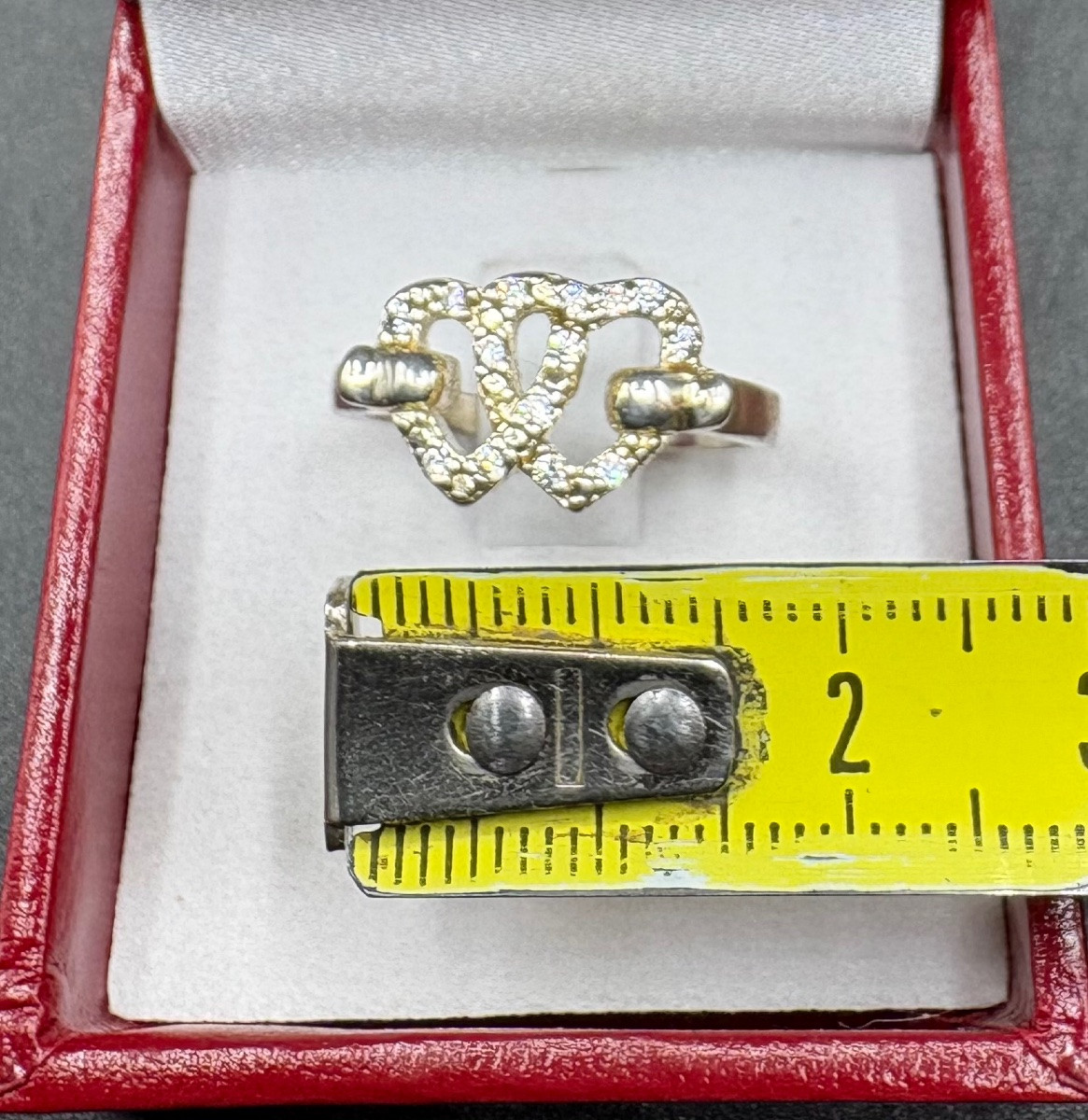 BAGUE EN ARGENT MASSIF ET OXYDES DE ZIRCONIUM DES ANNÉES 1980 EUROPÉENNE -photo-5