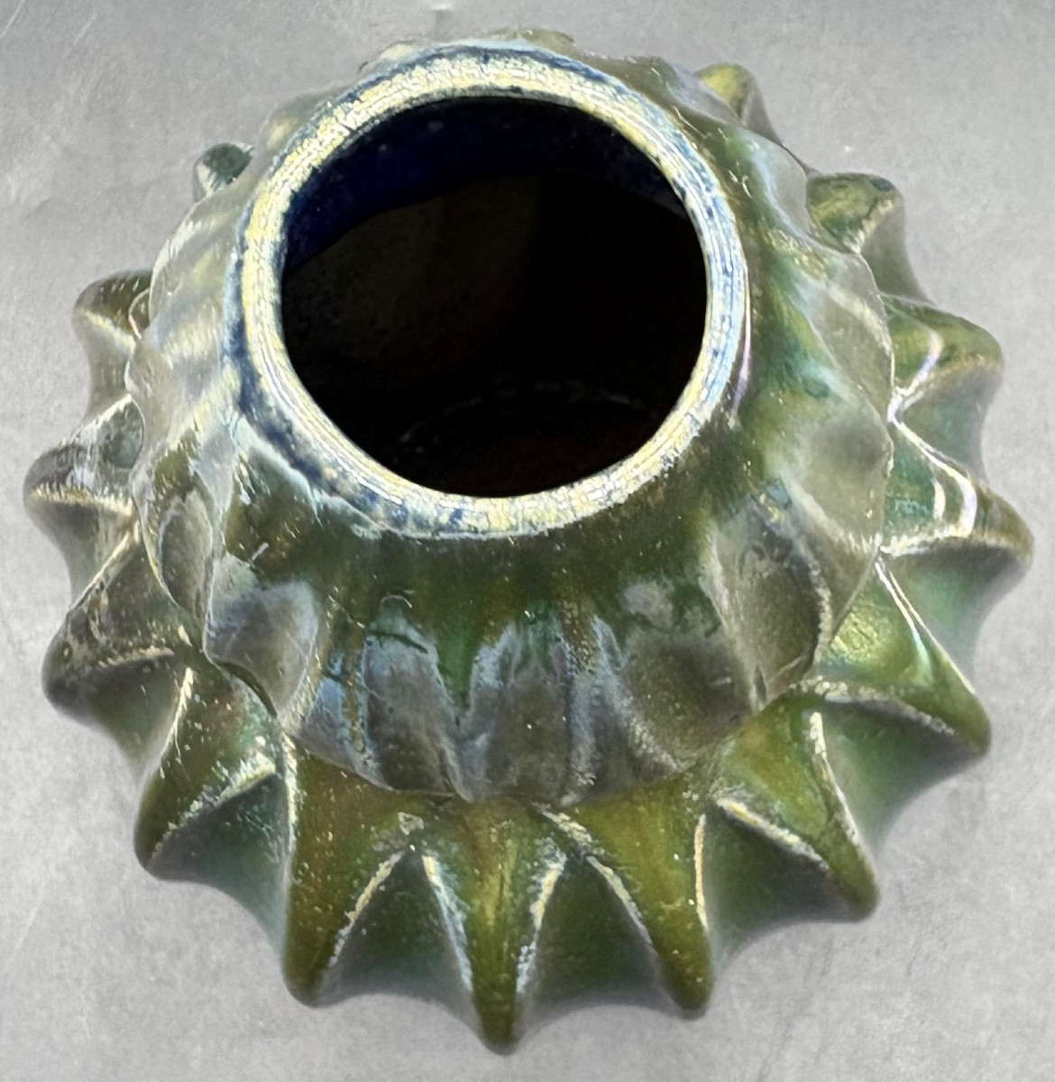 Glazed Terracotta Vase From The 1930s By Rembervillier-photo-1