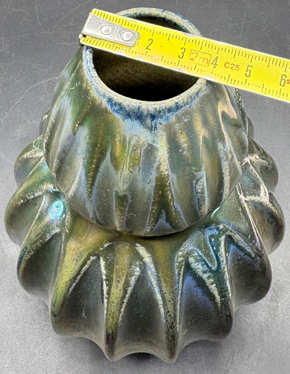 Glazed Terracotta Vase From The 1930s By Rembervillier-photo-7