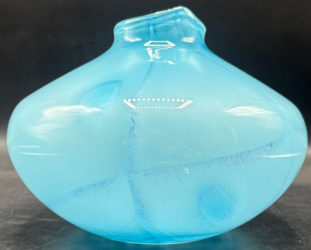 Multi-layer Blown Glass Vase From The 1950s European -photo-2