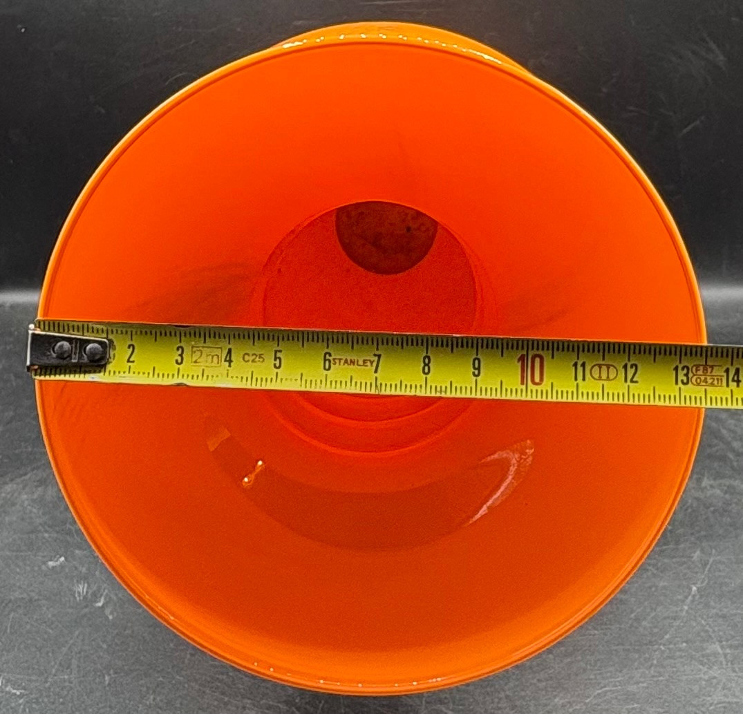 GRAND VASE EN VERRE À COUCHES  MULTIPLES DES ANNÉES 1950/60 EUROPÉEN -photo-6