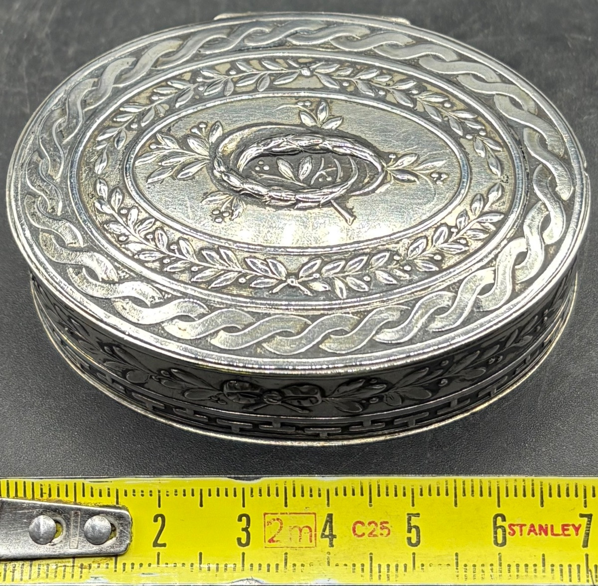 Solid Silver Candy Box From The 1900s, Dutch -photo-5