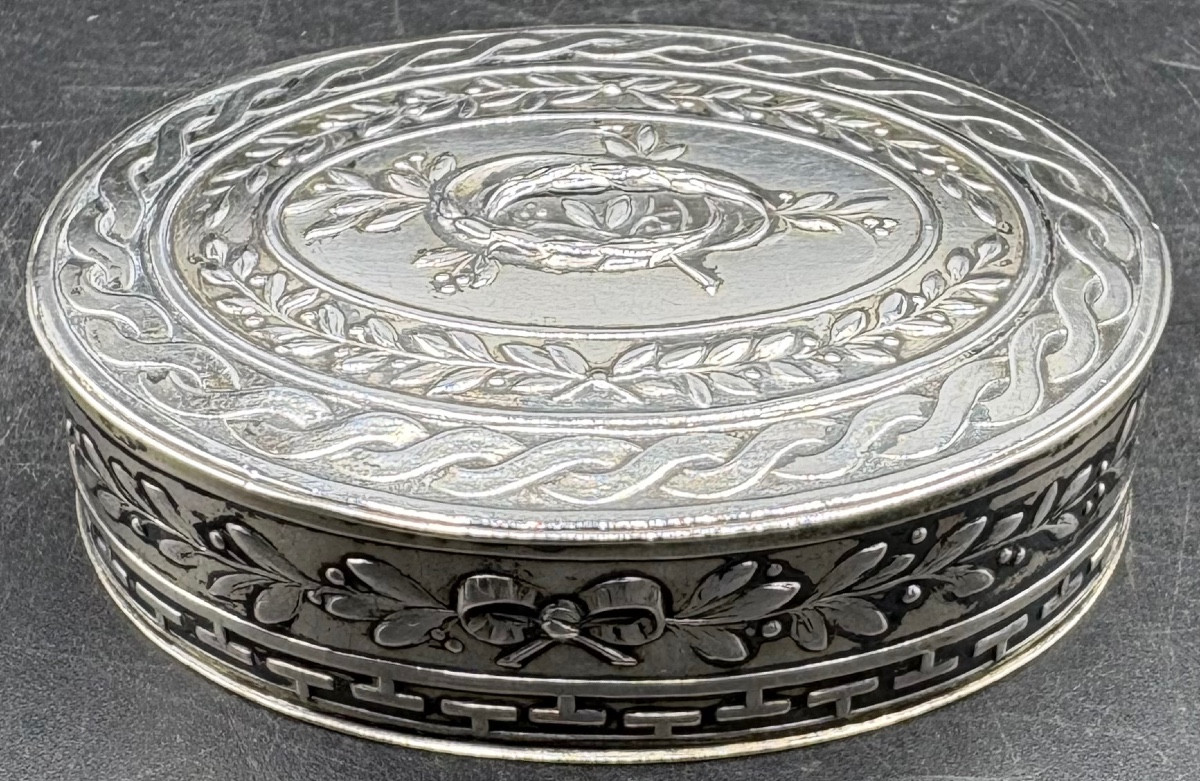 Solid Silver Candy Box From The 1900s, Dutch 