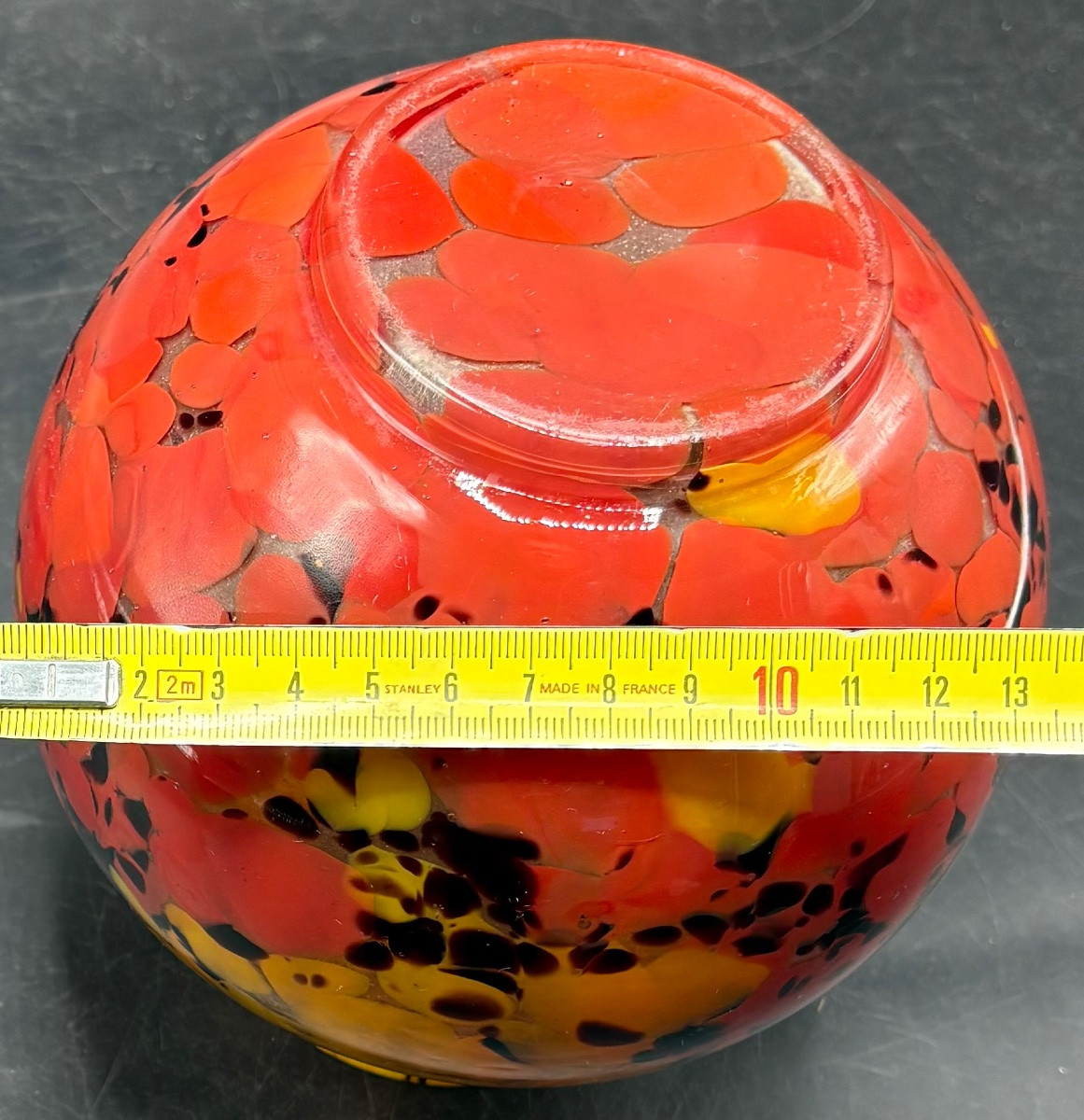 VASE BOULE EN VERRE À COUCHES MULTIPLES DES ANNÉES 1930 VERRERIE DE PANTIN -photo-6