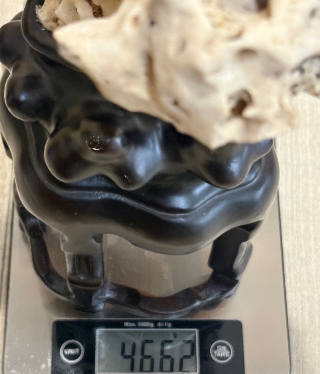 UNE PIERRE NATURELLE ET SOCLE EN BOIS SCULPTÉ LAQUÉ DES ANNÉES 1900 CHINOISE-photo-7