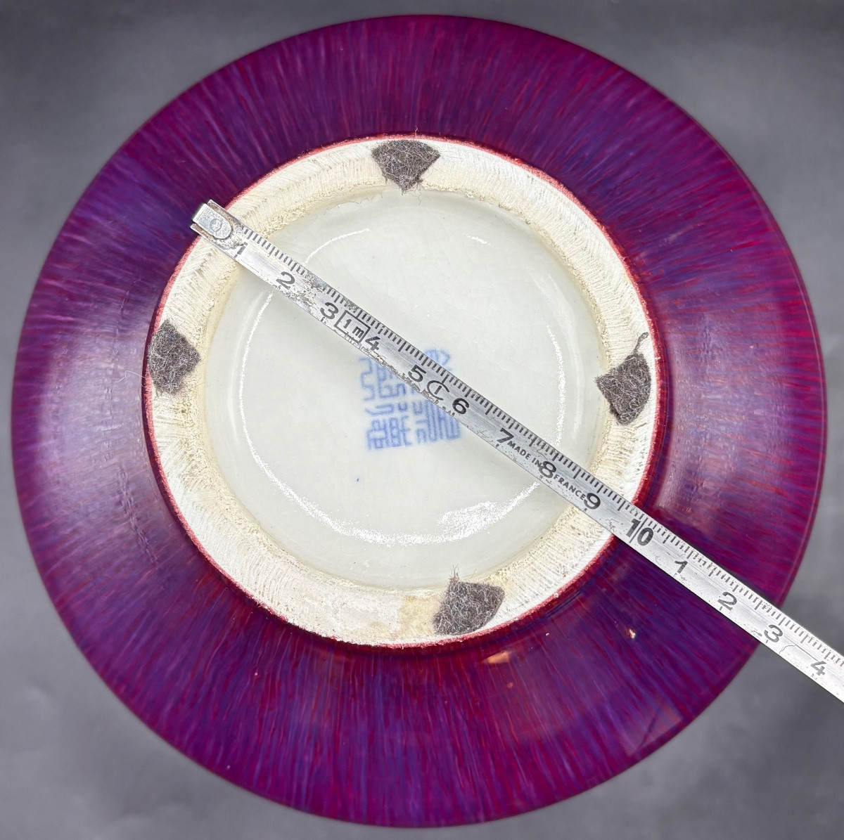 1920s Oxblood Glazed Porcelain Vase By Jingka, Japan -photo-4