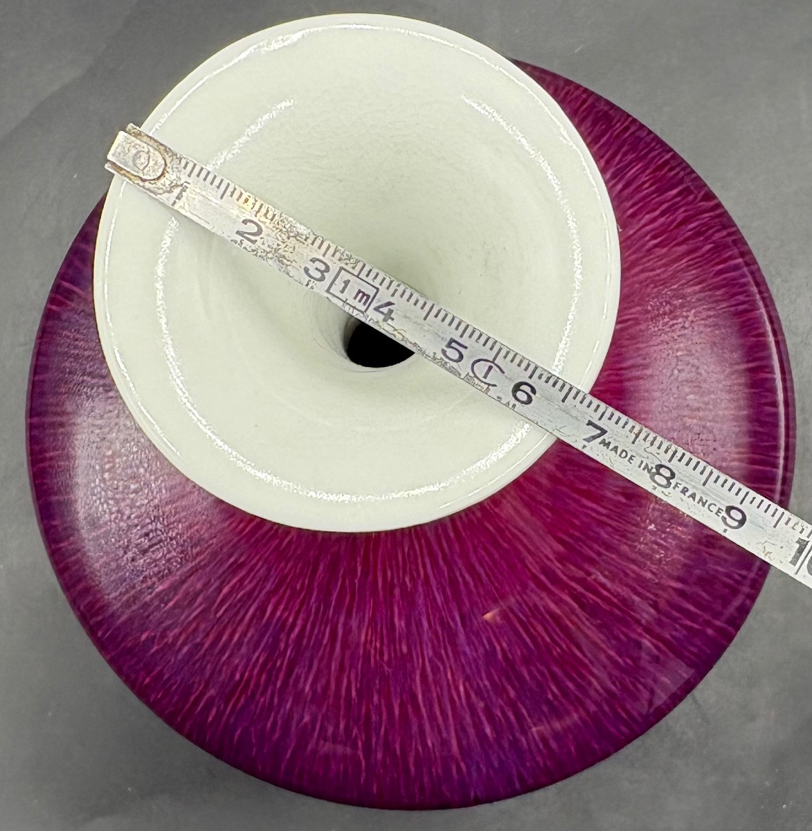 1920s Oxblood Glazed Porcelain Vase By Jingka, Japan -photo-5