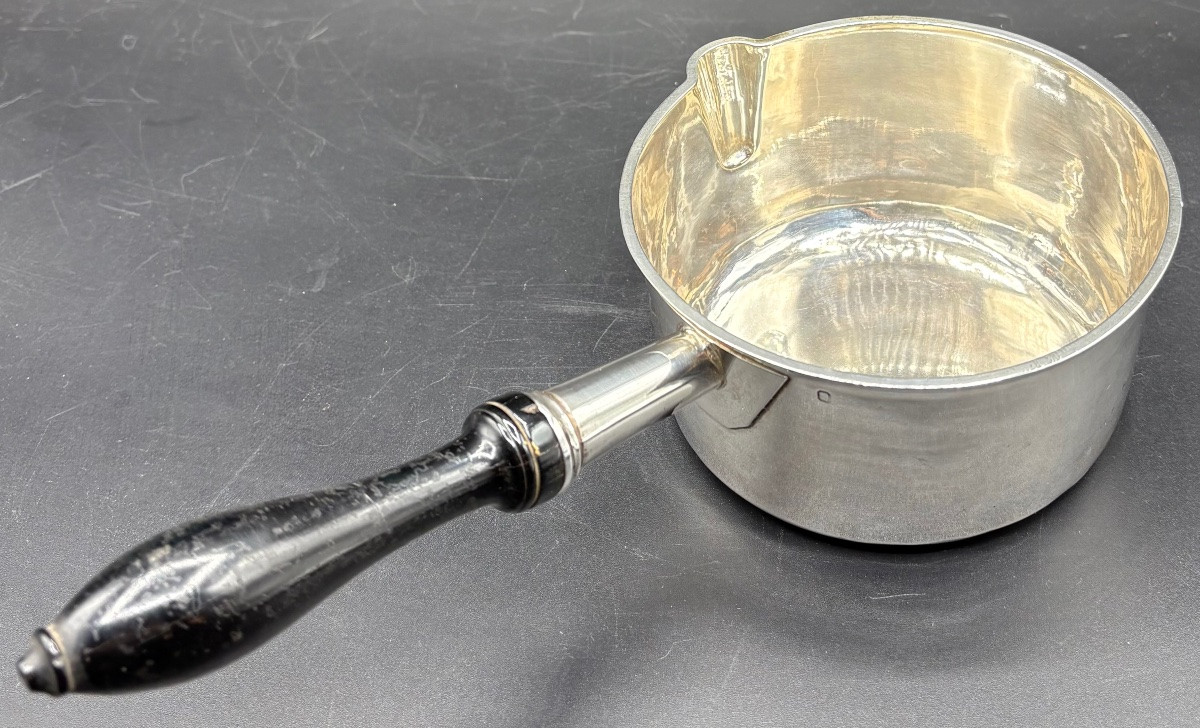 An Old Man's Silver Casserole 1819-1838 By Tonnelier-photo-2