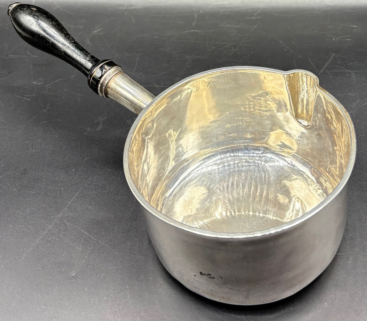 An Old Man's Silver Casserole 1819-1838 By Tonnelier-photo-3