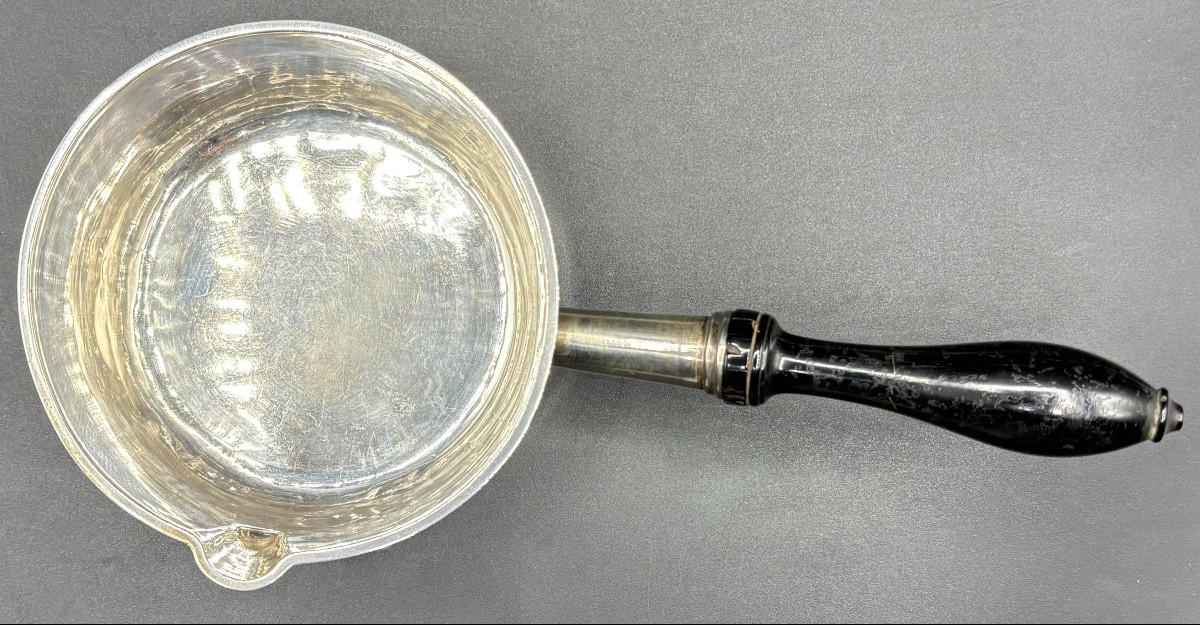 An Old Man's Silver Casserole 1819-1838 By Tonnelier-photo-1