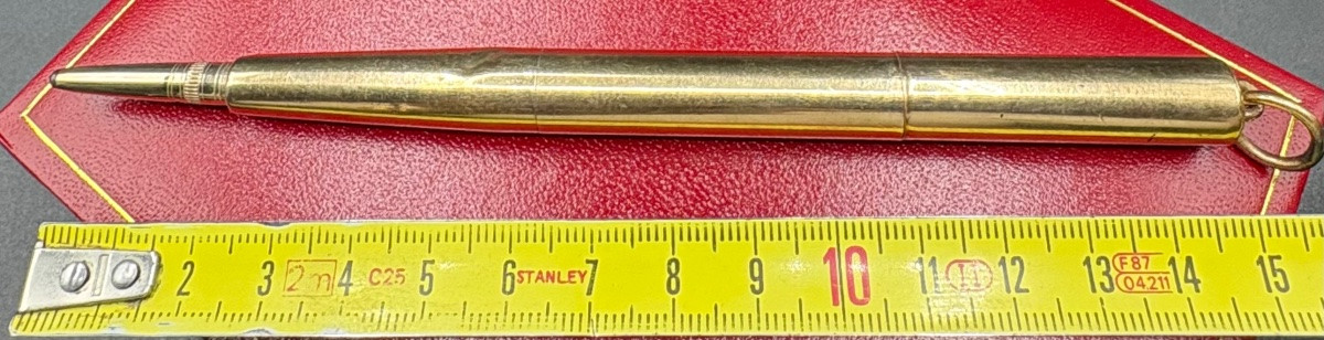 STYLO PLUME ET CRAYON À PAPIER DES ANNÉES 1900 PLAQUÉ OR ET BAKÉLITE RYDIGOLD GRANDE BRETAGNE -photo-6