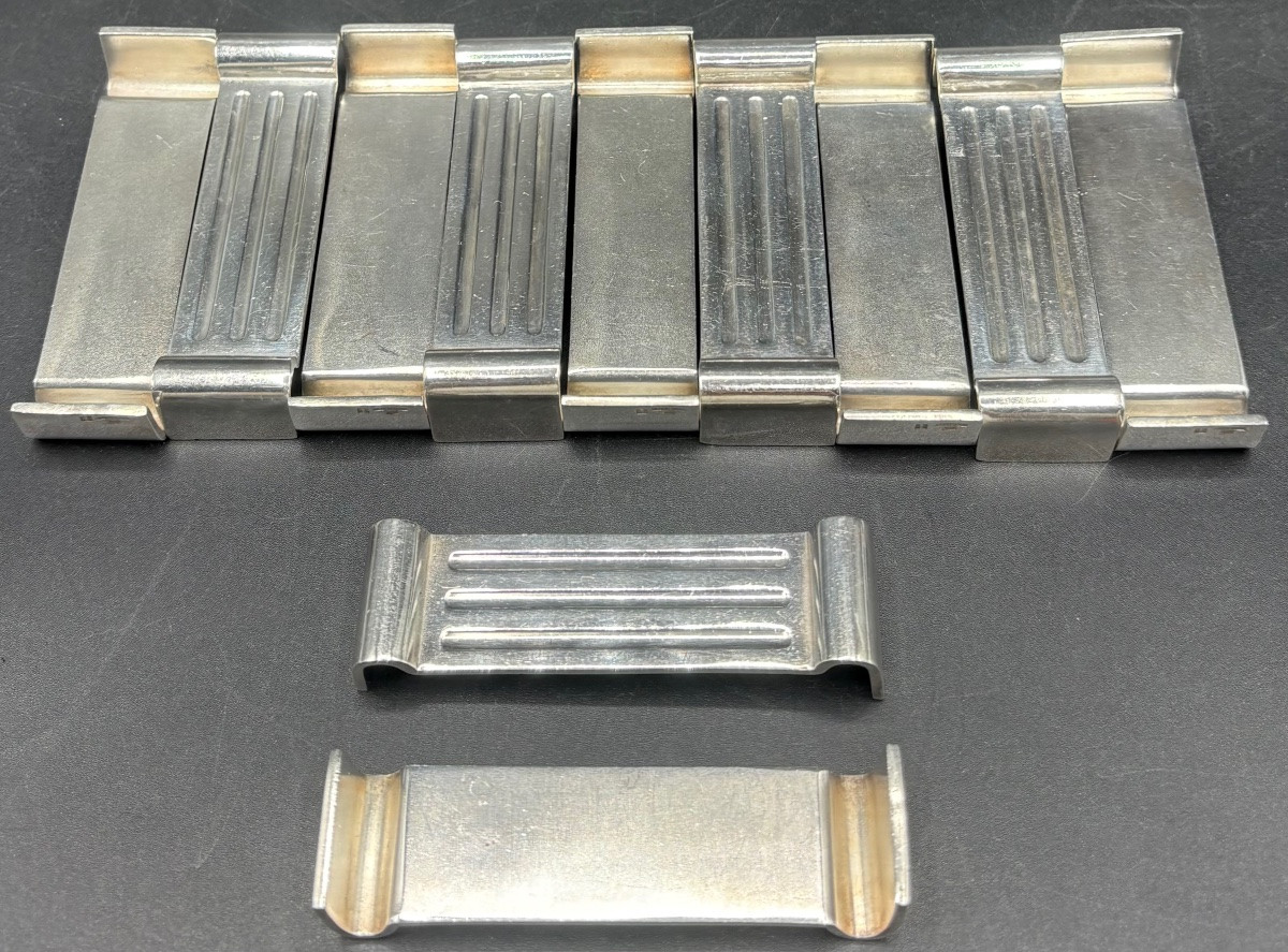 Series Of Ten Silver-plated Knife Rests From The 1930s By Christofle-photo-3