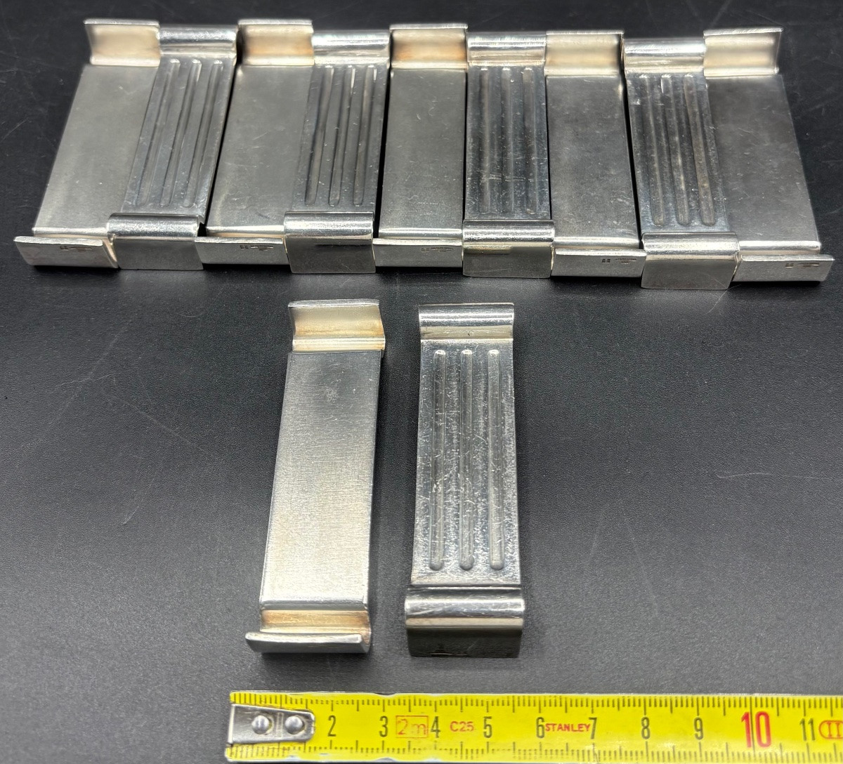 Series Of Ten Silver-plated Knife Rests From The 1930s By Christofle-photo-6