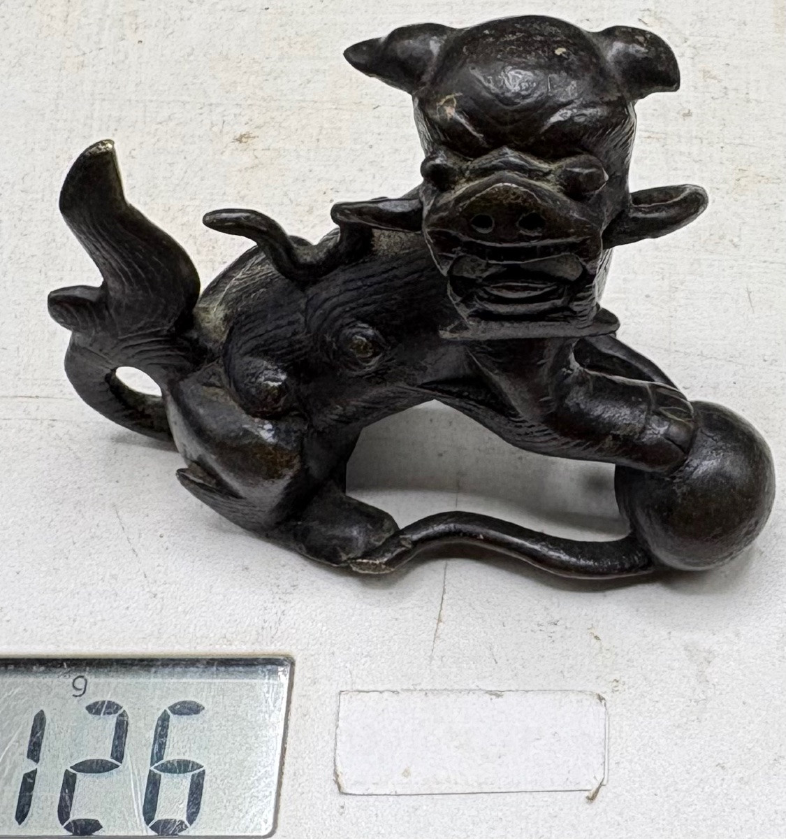 PETIT CHIEN DE FÖ EN BRONZE À CIRE PERDUE FIN XVIIIÈME CHINOIS-photo-8