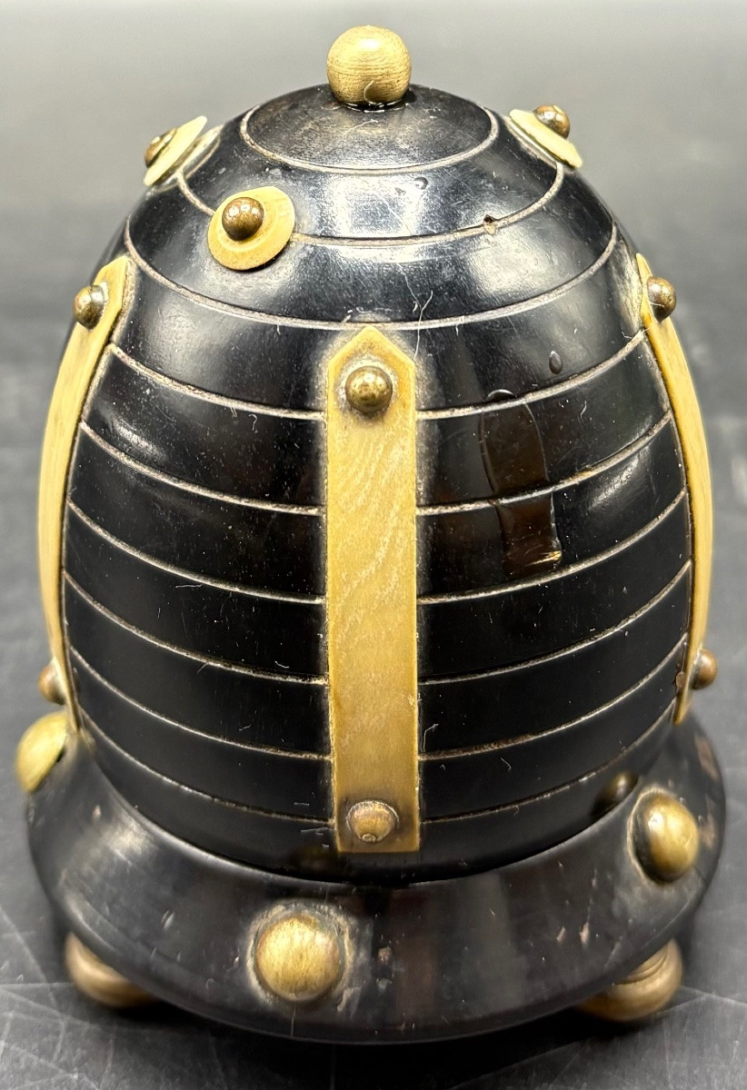 Late Nineteenth Century Ebony Bone Brass Pyrogen From The United Kingdom-photo-2