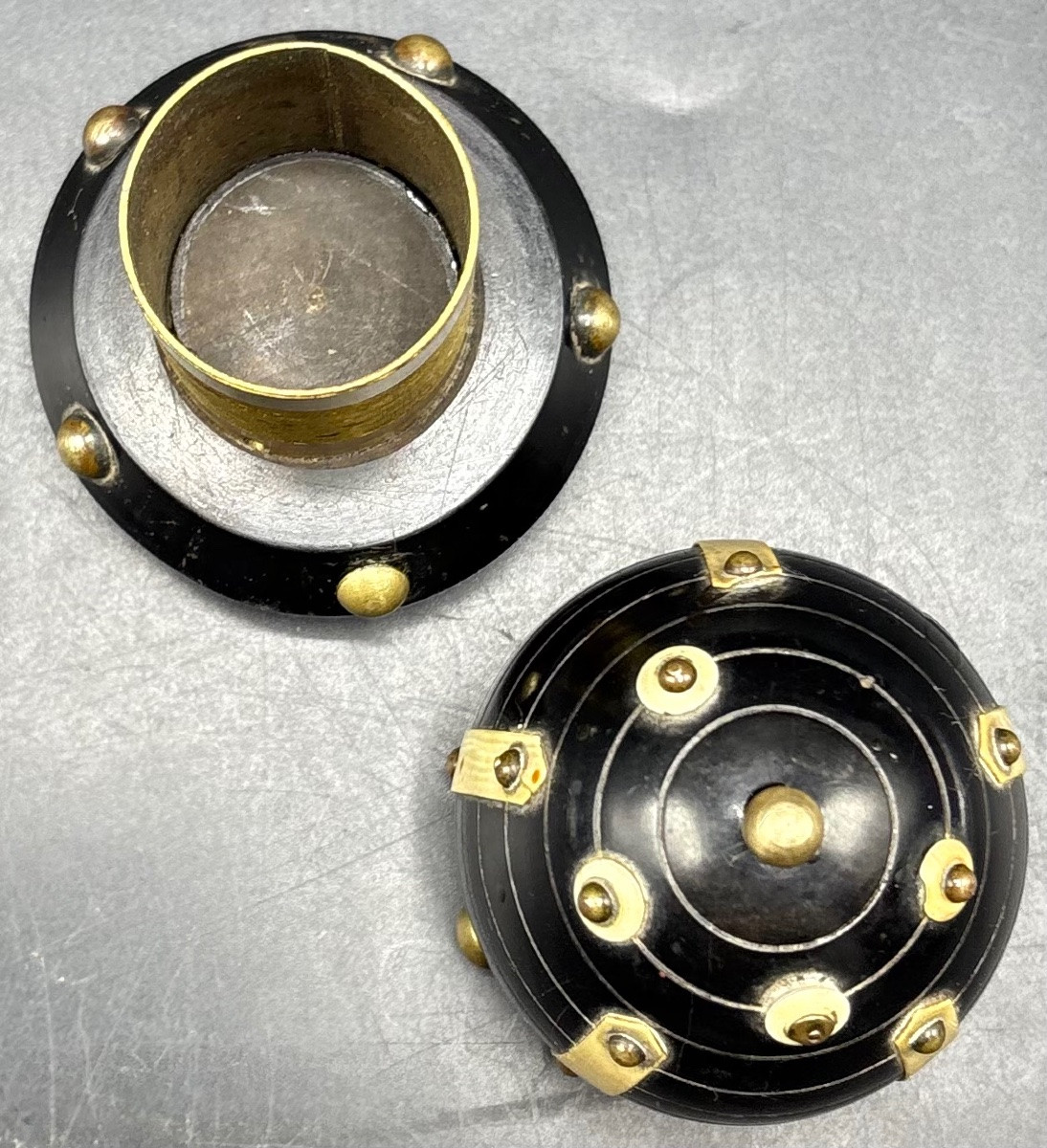 Late Nineteenth Century Ebony Bone Brass Pyrogen From The United Kingdom-photo-1