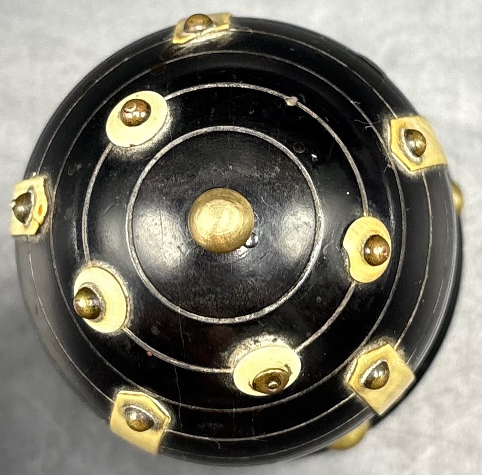 Late Nineteenth Century Ebony Bone Brass Pyrogen From The United Kingdom-photo-5
